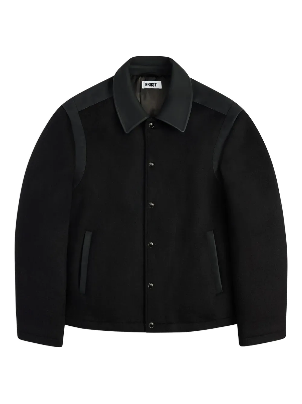 Джемпер Mercer Varsity с контрастной прострочкой KROST, черный
Джемпер Mercer Varsity с контрастной прострочкой KROST, черный