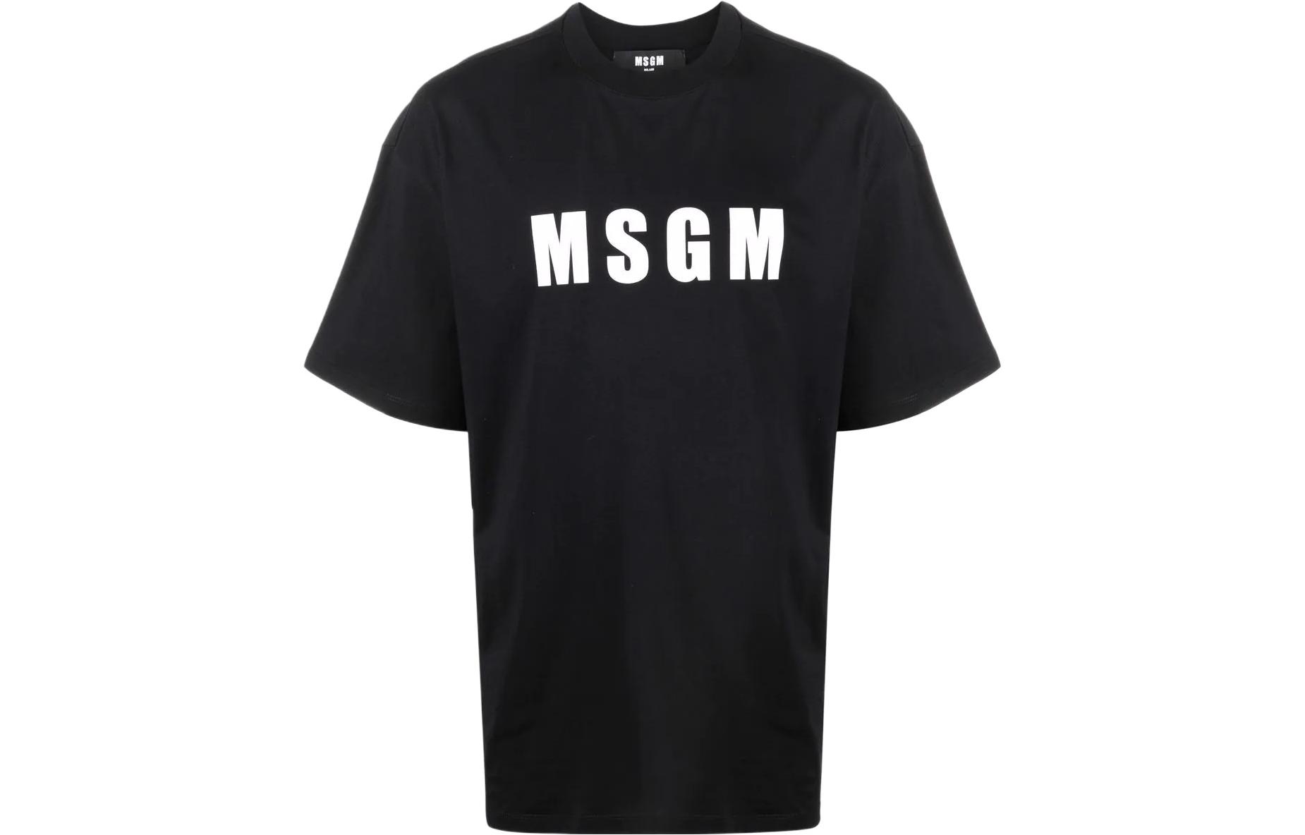 MSGM Футболка мужская черная
MSGM Футболка мужская черная