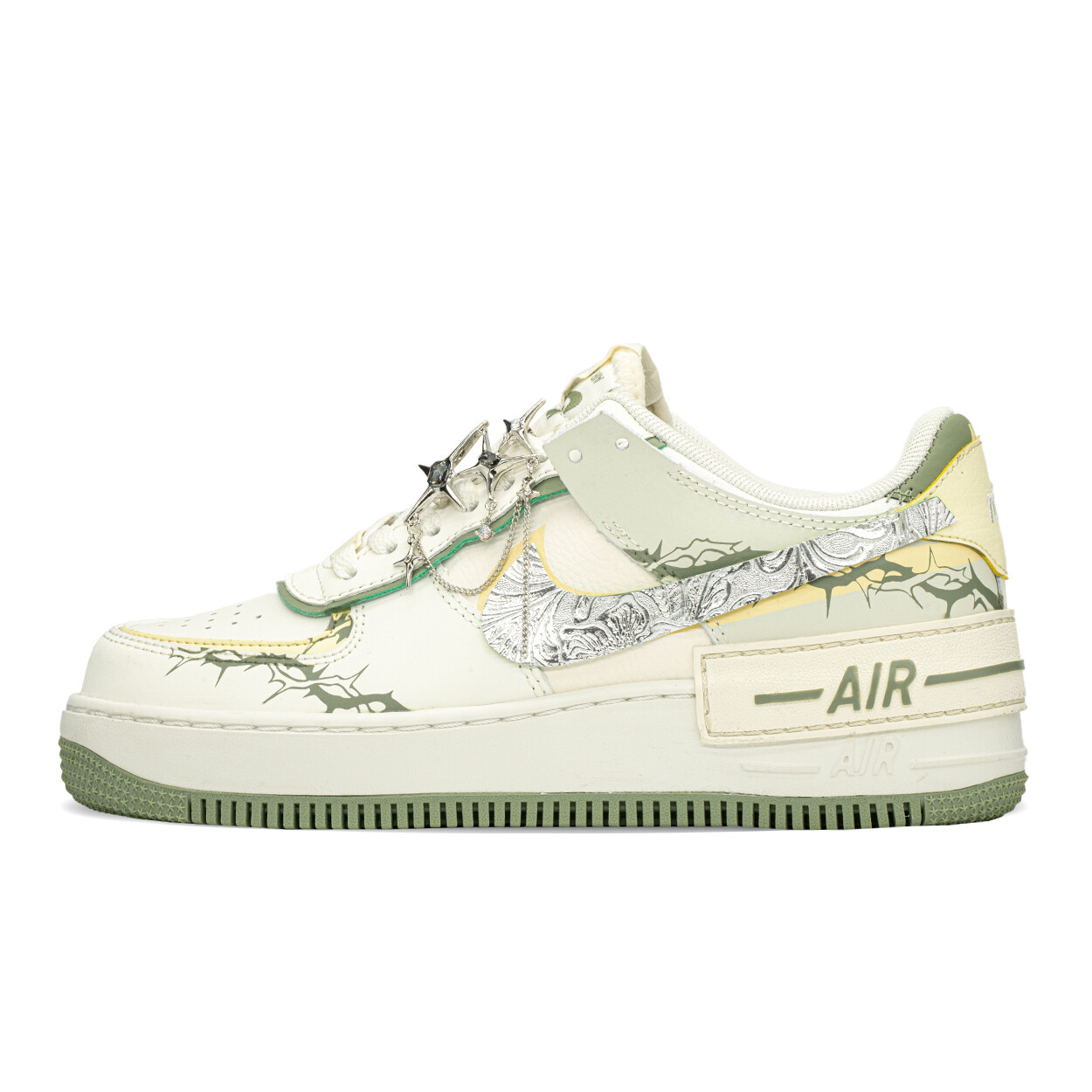 Кроссовки Nike Air Force 1 Skateboard Shoes Women's Low-Top White/Green, зеленый
Кроссовки Nike Air Force 1 Skateboard Shoes Women's Low-Top White/Green, зеленый