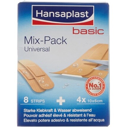 Hansaplast Universal Mixed Pack – 8 шт.
Hansaplast Universal Mixed Pack – 8 шт.