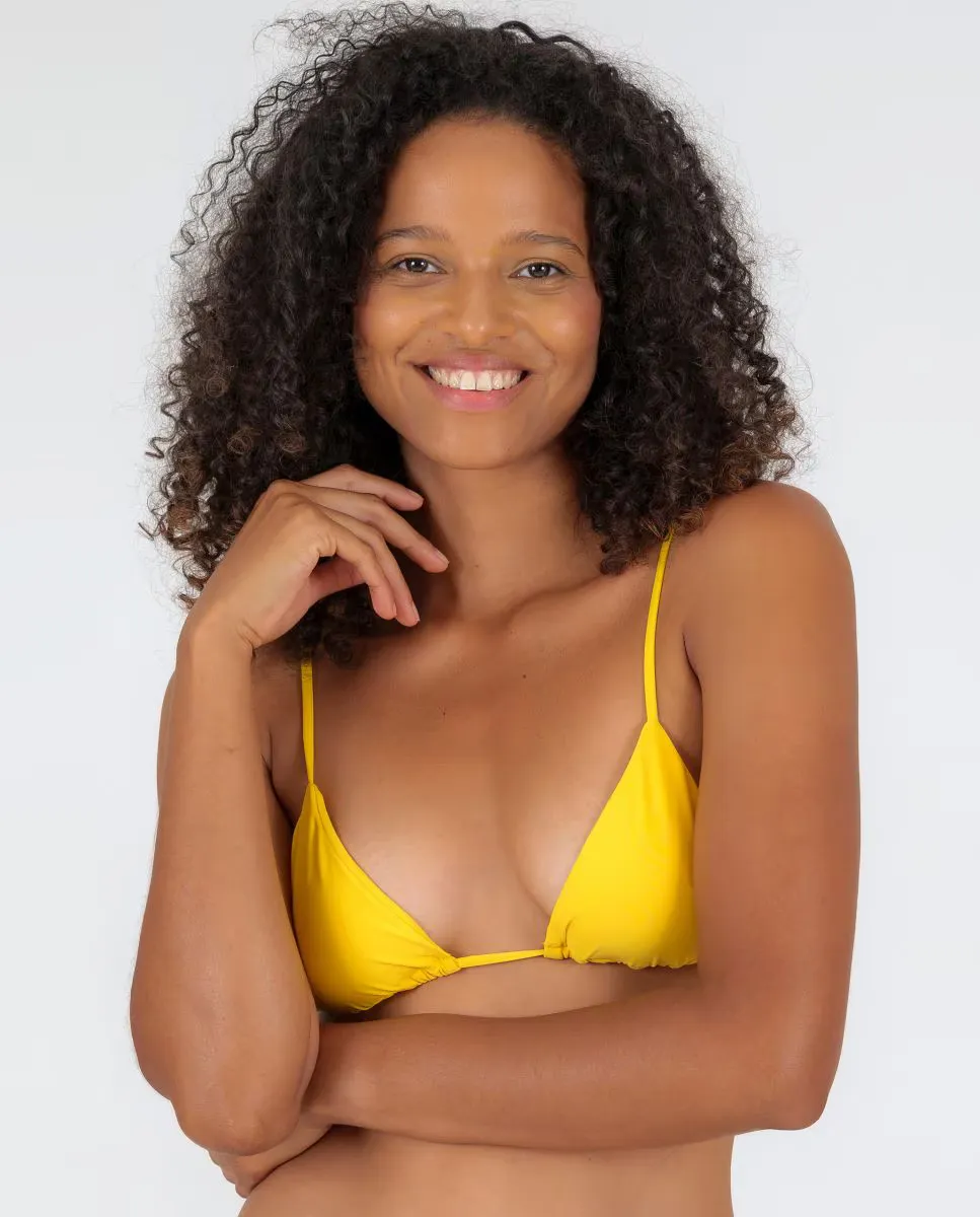 Однотонный лиф бикини с треугольными чашечками и мягкой подкладкой Río de Sol, желтый
Однотонный лиф бикини с треугольными чашечками и мягкой подкладкой Río de Sol, желтый