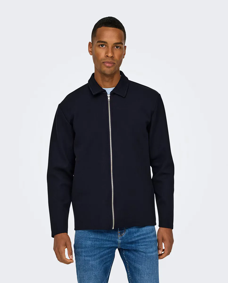 Мужская куртка на молнии Only & Sons, темно-синий
Мужская куртка на молнии Only & Sons, темно-синий
