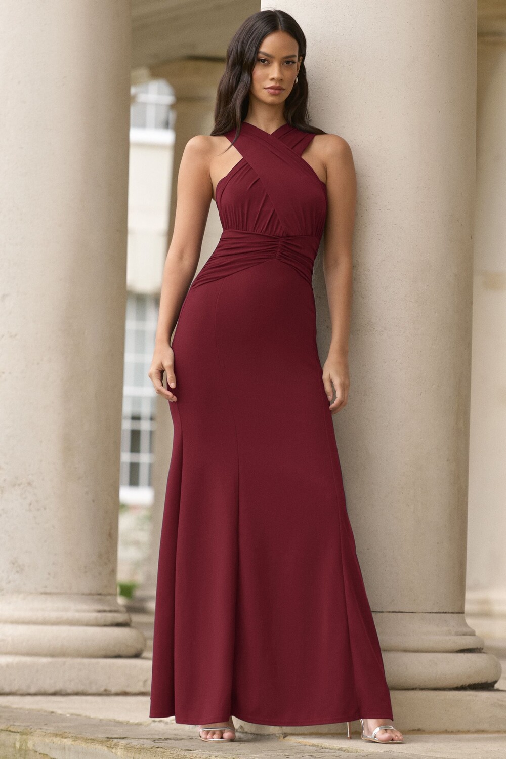 Вязаное платье макси из коллекции подружек невесты Lipsy, красный
Вязаное платье макси из коллекции подружек невесты Lipsy, красный