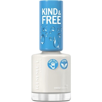Лак для ногтей London Kind And Free Clean, 8 мл, 151, свежий, отмененный, Rimmel 
Лак для ногтей London Kind And Free Clean, 8 мл, 151, свежий, отмененный, Rimmel