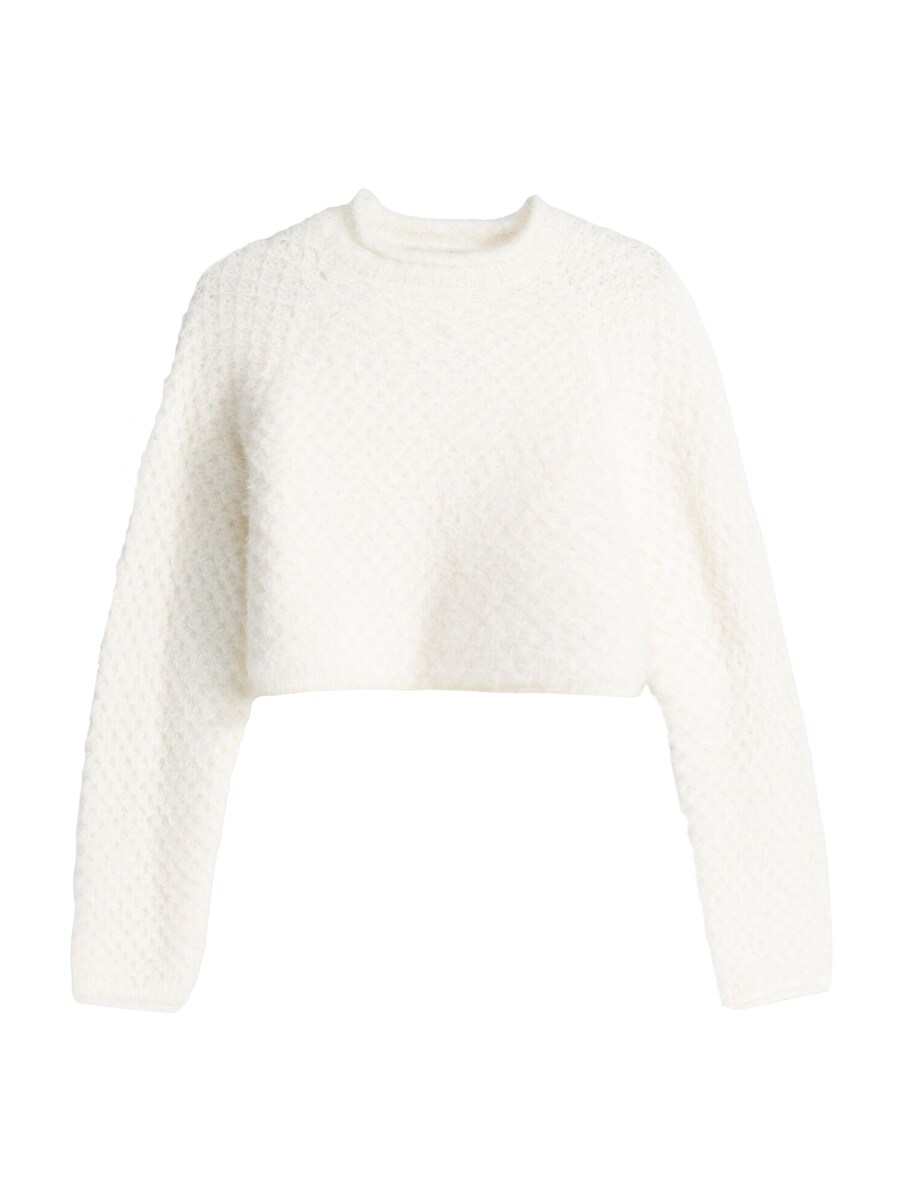 Базовый свитер Bershka Sweater, натуральный белый
Базовый свитер Bershka Sweater, натуральный белый