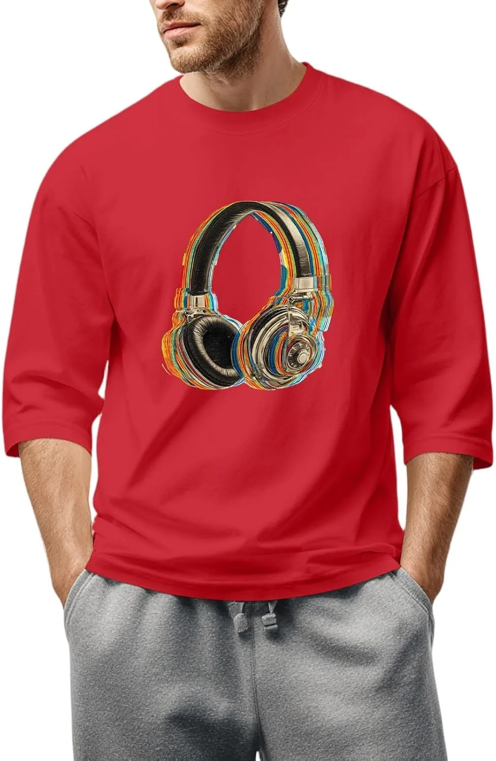 FQZWONG футболка для мужчин с принтом, casual, 3/4 рукава, свободный крой
FQZWONG футболка для мужчин с принтом, casual, 3/4 рукава, свободный крой