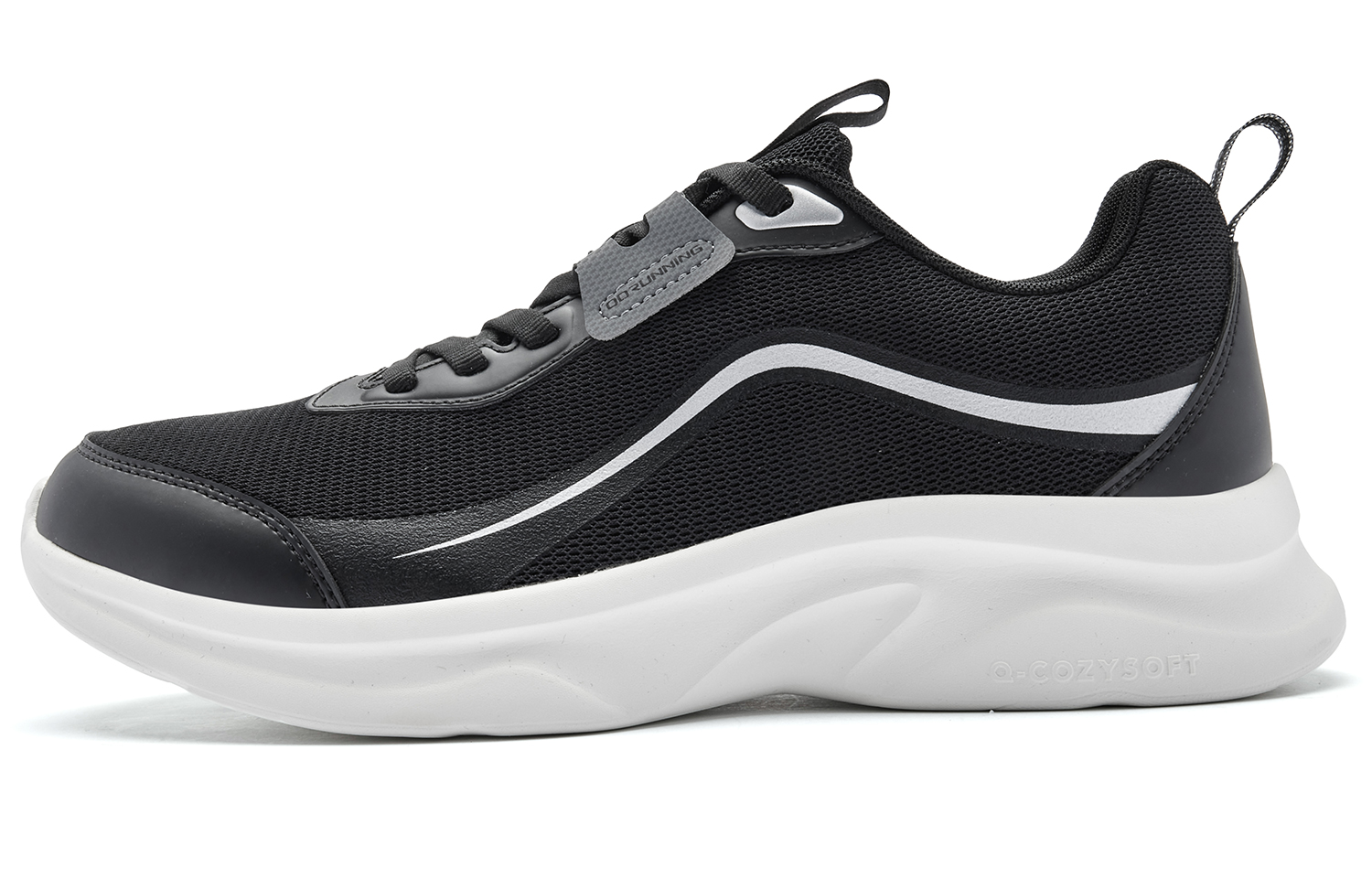 QIAODAN Кроссовки для бега с низким верхом, амортизирующие, противоскользящие, с отскоком, мужские, черно-серебристые
QIAODAN Кроссовки для бега с низким верхом, амортизирующие, противоскользящие, с отскоком, мужские, черно-серебристые