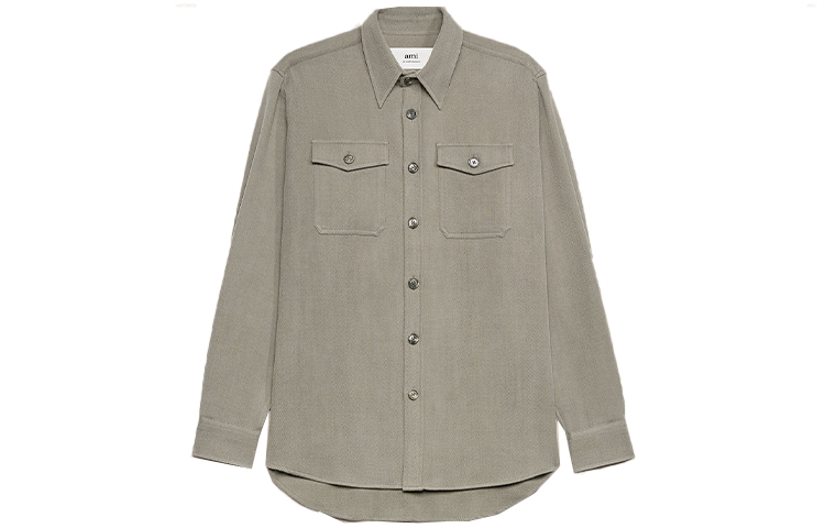 Рубашка Ami Chest Pocket Overshirt AMIPARIS, серый
Рубашка Ami Chest Pocket Overshirt AMIPARIS, серый