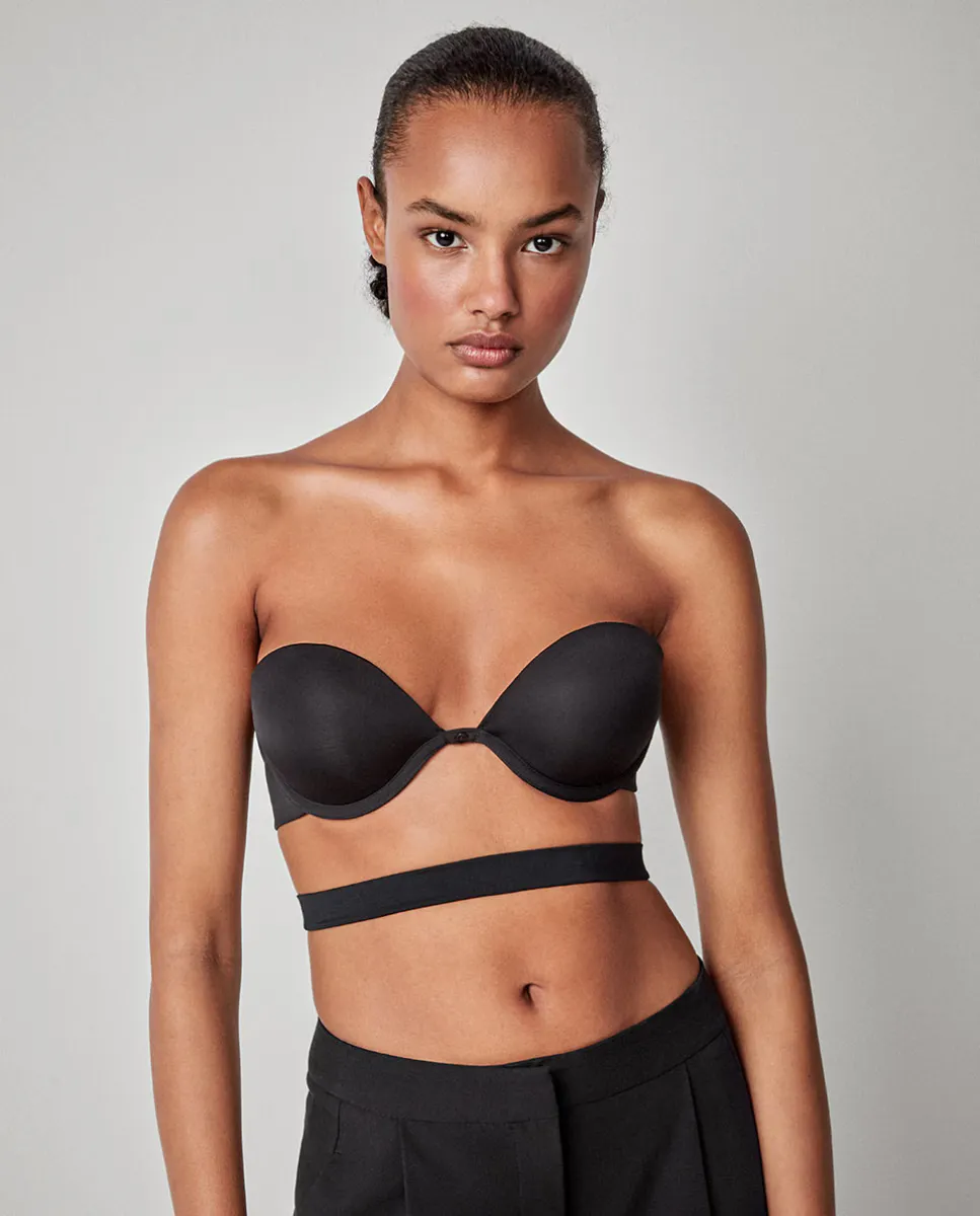 Бюстгальтер со съемными бретелями, 50 позиций Gisela, черный
Бюстгальтер со съемными бретелями, 50 позиций Gisela, черный