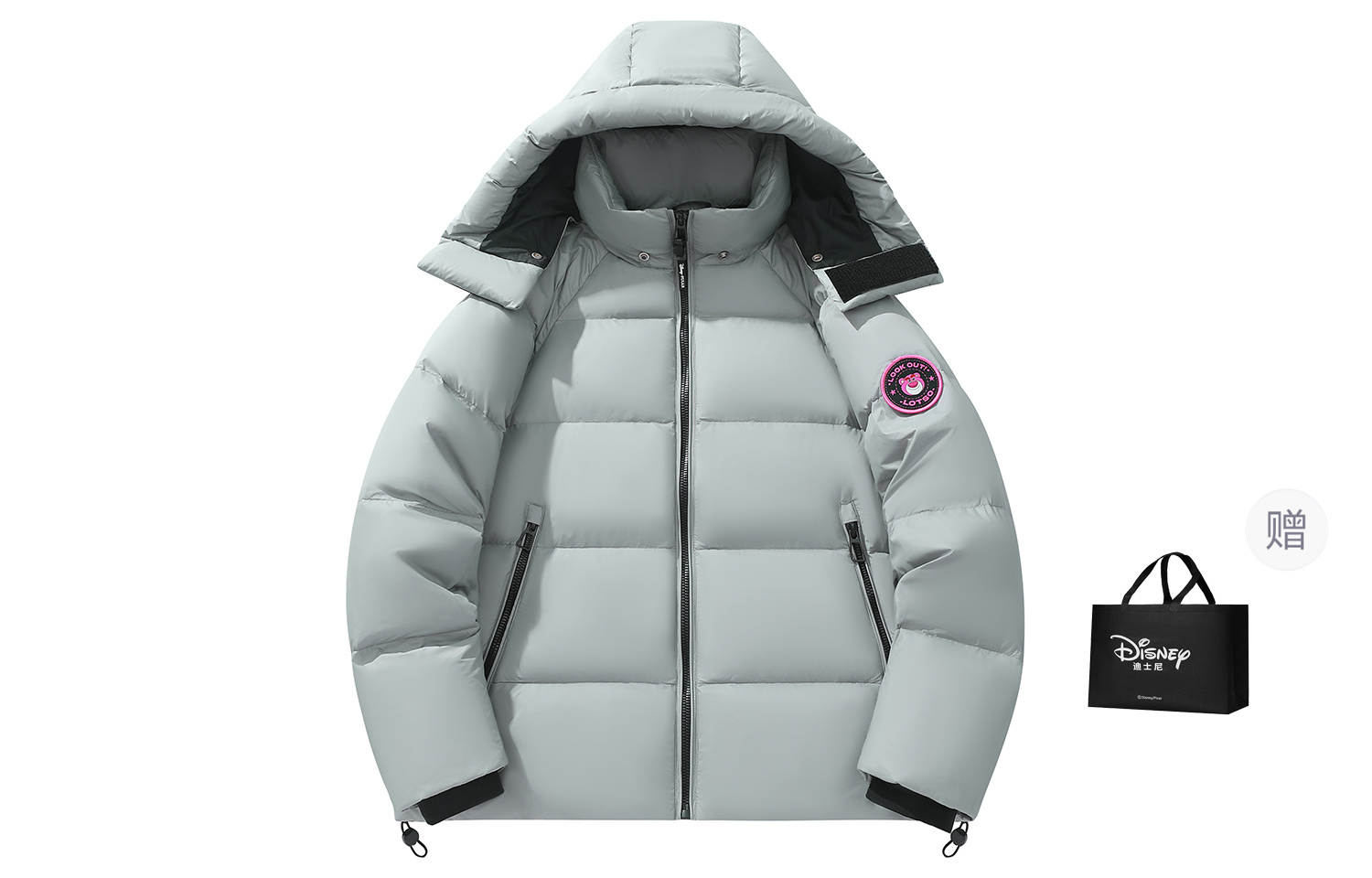 Disney Унисекс пуховик, Gray (with Gift Bag)
Disney Унисекс пуховик, Gray (with Gift Bag)