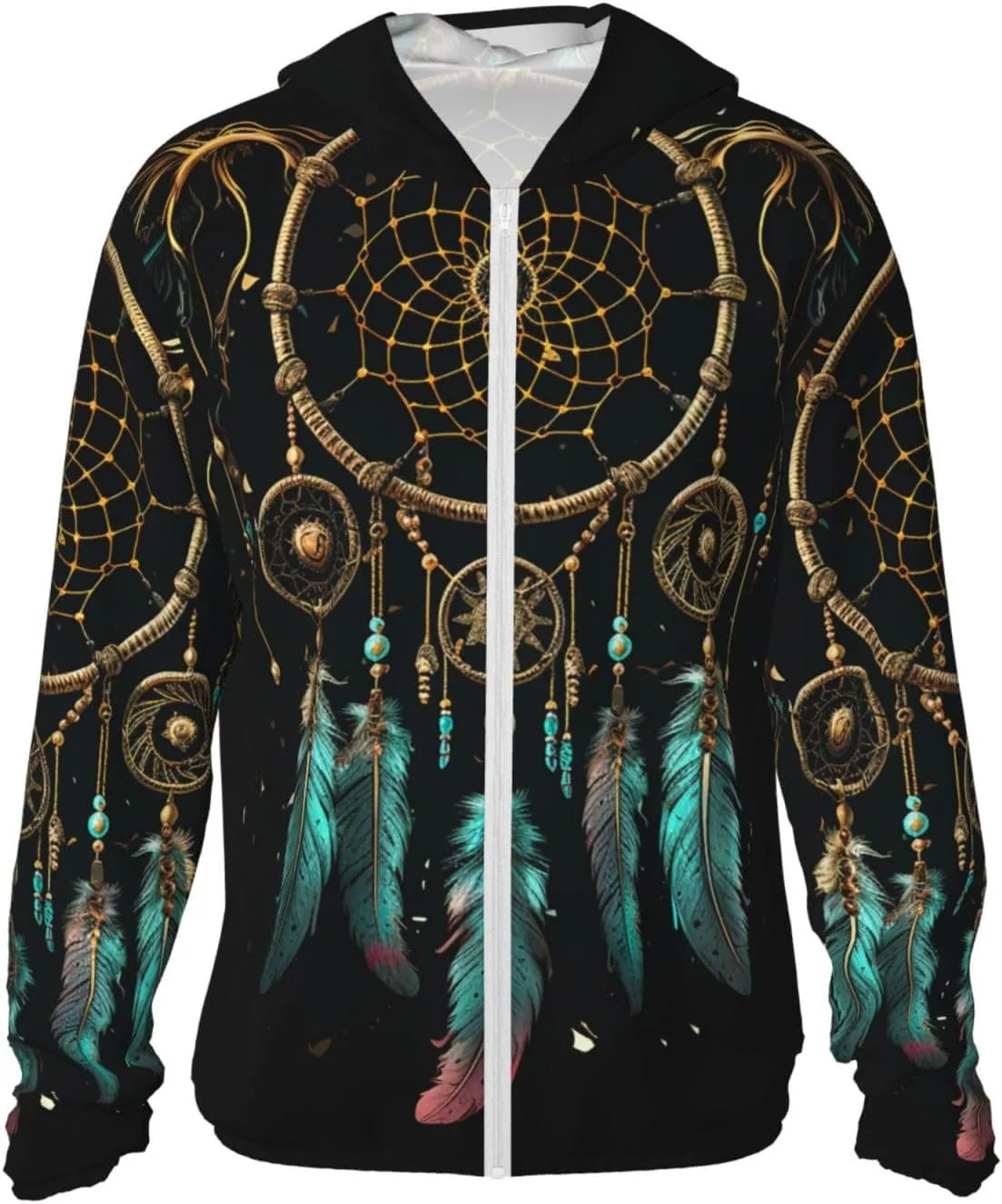 Толстовка с капюшоном Dark Dream Catcher для защиты от солнца, Full Zip, UPF 50+, с карманом HJBNW
Толстовка с капюшоном Dark Dream Catcher для защиты от солнца, Full Zip, UPF 50+, с карманом HJBNW