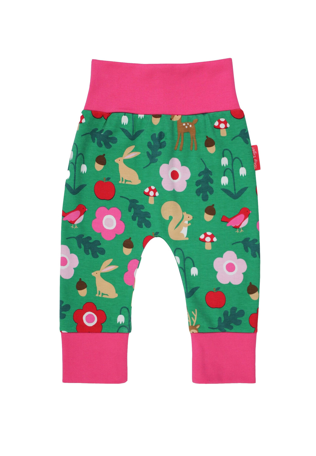 Тканевые брюки Toby Tiger mit Wald Print, зеленый 
Тканевые брюки Toby Tiger mit Wald Print, зеленый