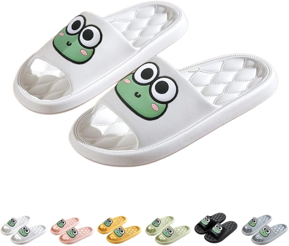 Милые тапочки с лягушкой для женщин и мужчин, домашние шлепанцы, прелестные тапочки в стиле кавай, удобные душевые сандалии, обувь для ванной, шлепанцы на ножку, для дома и улицы, креативные подарки Iecshdu, белый
Милые тапочки с лягушкой для женщин и мужчин, домашние шлепанцы, прелестные тапочки в стиле кавай, удобные душевые сандалии, обувь для ванной, шлепанцы на ножку, для дома и улицы, креативные подарки Iecshdu, белый
