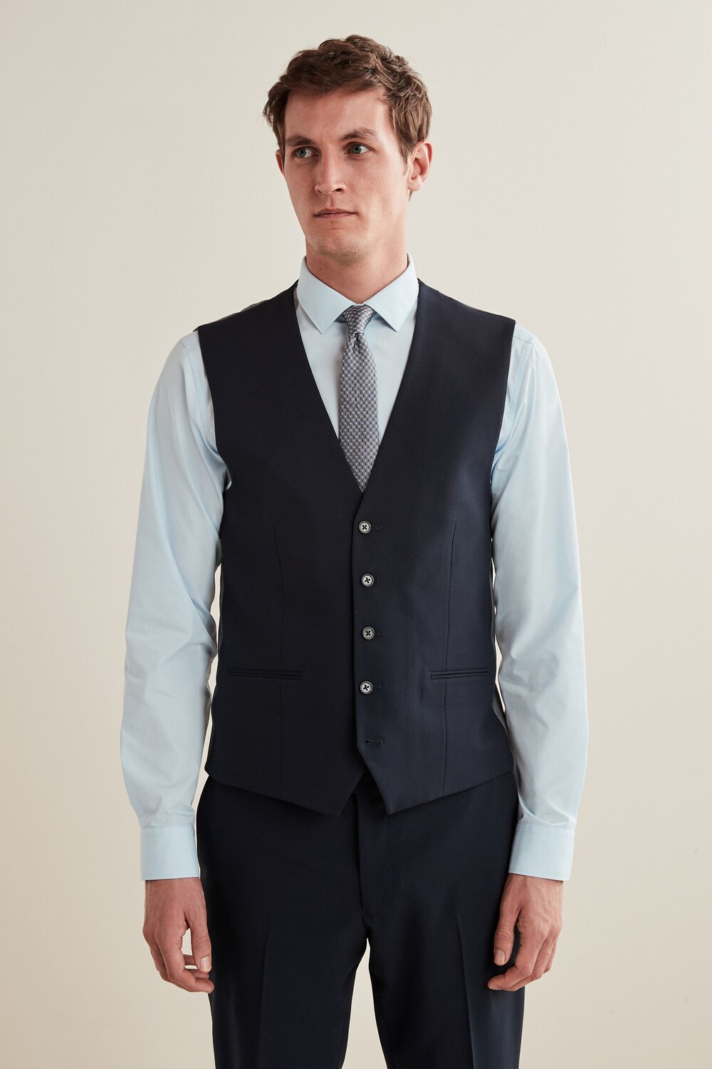 Незаменимый костюмный жилет Next, синий
Незаменимый костюмный жилет Next, синий