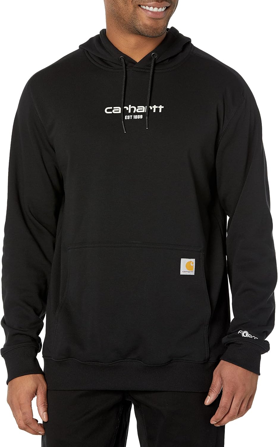 Carhartt мужская толстовка 105569 Force Relaxed Fit легкая с логотипом, Black
Carhartt мужская толстовка 105569 Force Relaxed Fit легкая с логотипом, Black