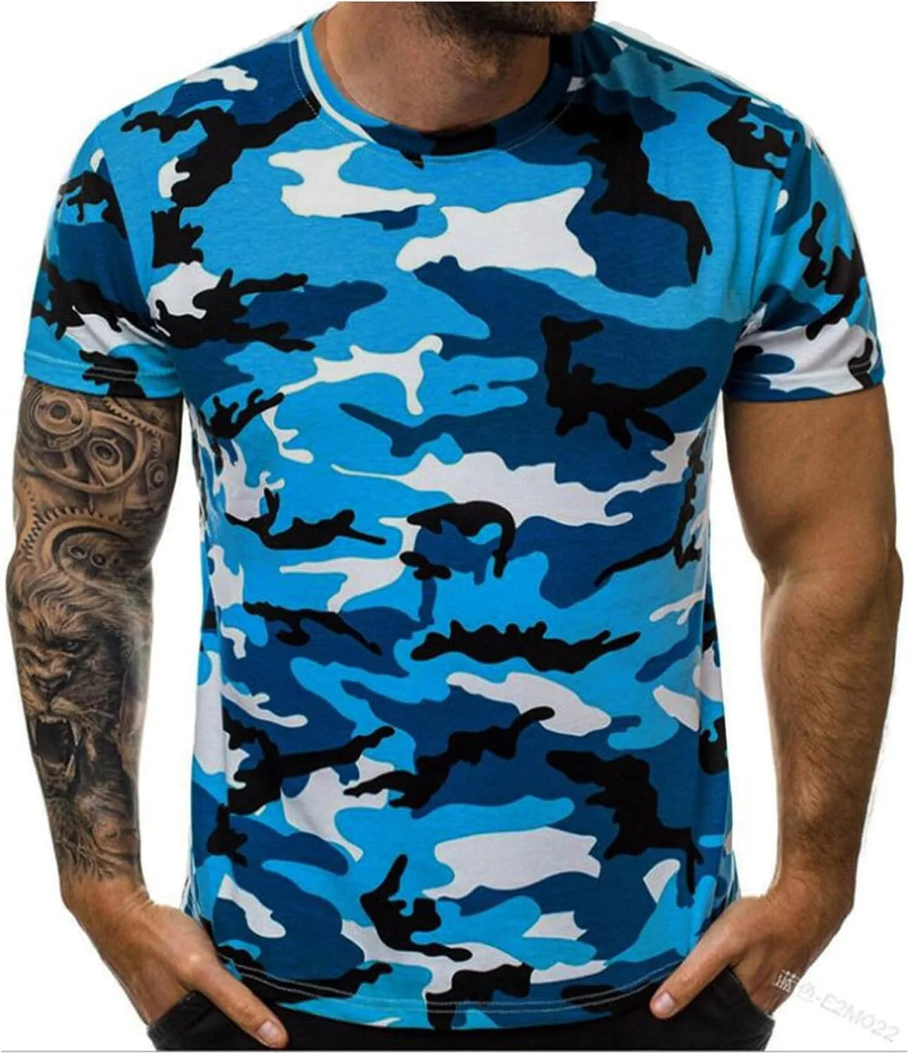 Футболка с коротким рукавом и круглым вырезом, камуфляжная, летняя,-5XL
Футболка с коротким рукавом и круглым вырезом, камуфляжная, летняя,-5XL