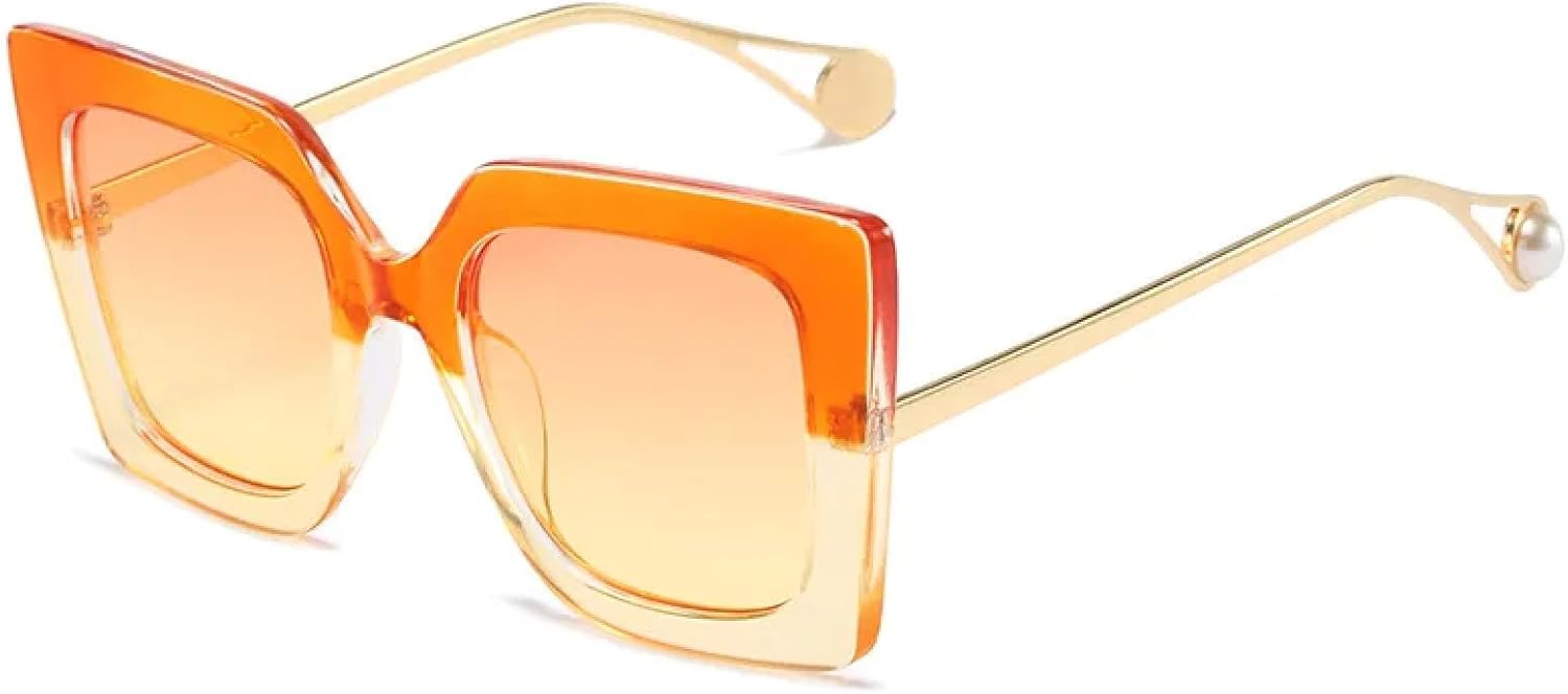 Модные солнцезащитные очки «кошачий глаз» для женщин и мужчин, с градиентными линзами, из сплава металла, класса люкс, с защитой от УФ-излучения UV400 TKKTLLT, Orange Yellow
Модные солнцезащитные очки «кошачий глаз» для женщин и мужчин, с градиентными линзами, из сплава металла, класса люкс, с защитой от УФ-излучения UV400 TKKTLLT, Orange Yellow