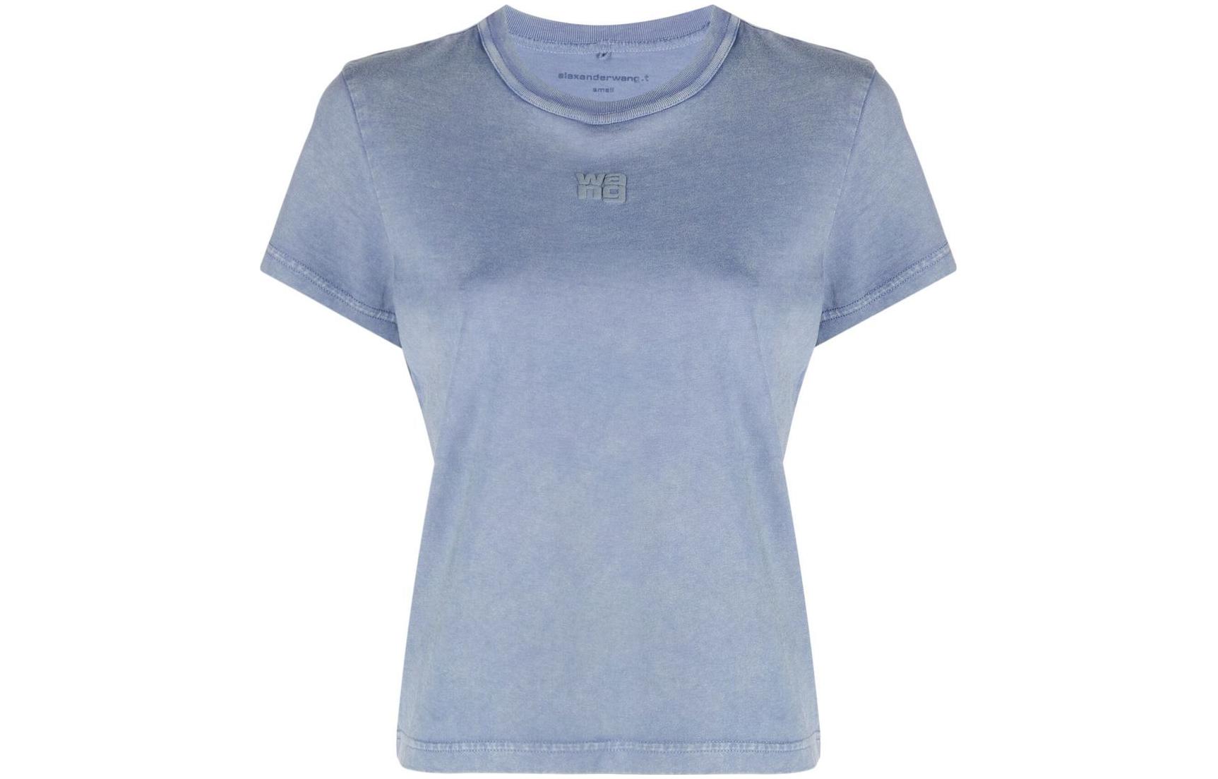 Футболка T By Essential Jersey Shrunk Tee Motor Grey Alexander Wang, Haze Blue
Футболка T By Essential Jersey Shrunk Tee Motor Grey Alexander Wang, Haze Blue