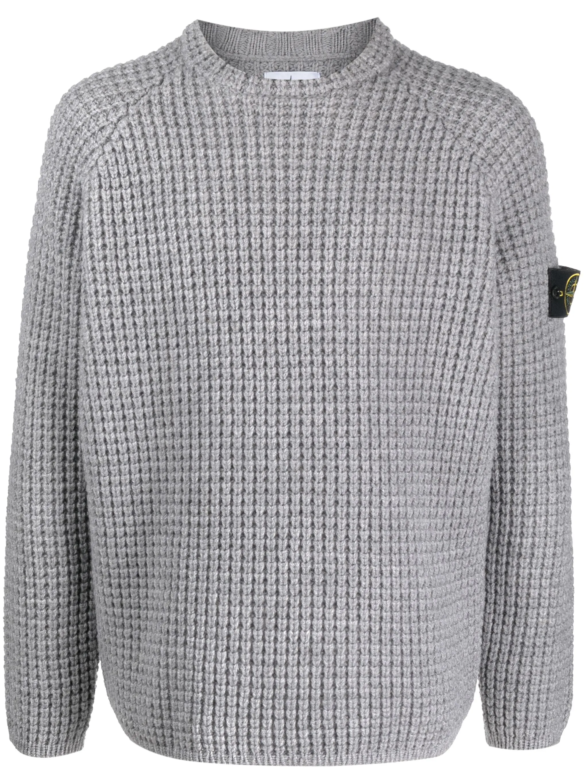 Фактурный джемпер с логотипом Compass Stone Island, серый
Фактурный джемпер с логотипом Compass Stone Island, серый