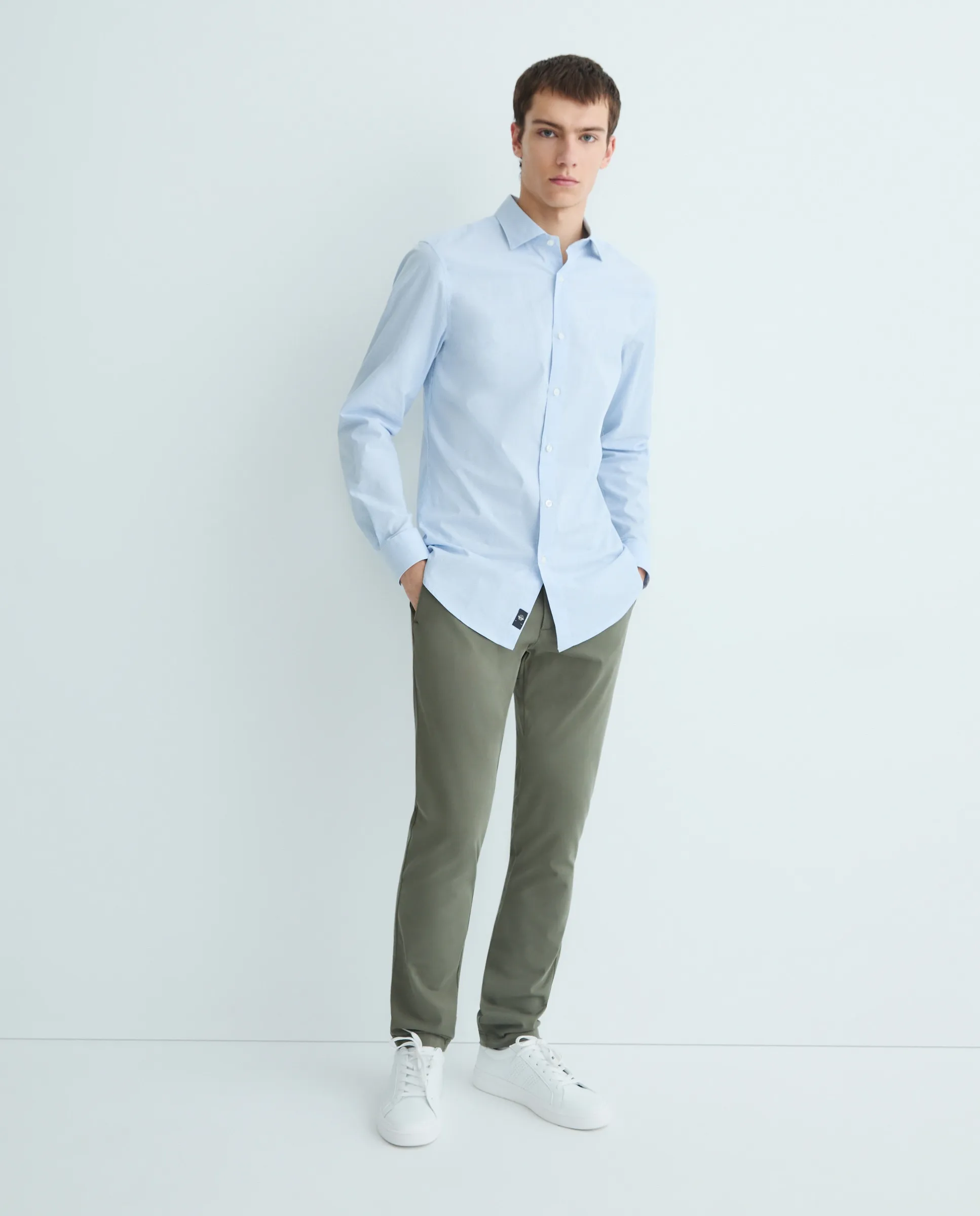 Мужские брюки в китайском стиле, повседневные, облегающие Dockers, зеленый
Мужские брюки в китайском стиле, повседневные, облегающие Dockers, зеленый