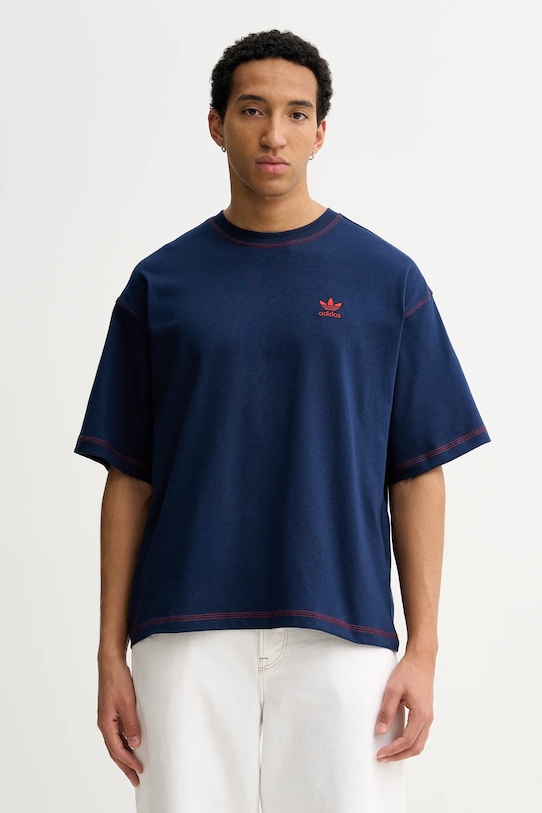 Хлопковая футболка Adidas Originals, темно-синий
Хлопковая футболка Adidas Originals, темно-синий