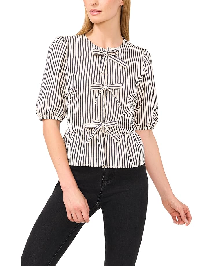 Топ CeCe Short Sleeve Bow Front Peplum Top, цвет Classic Navy
Топ CeCe Short Sleeve Bow Front Peplum Top, цвет Classic Navy
