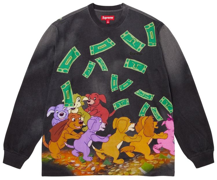 Футболка с длинными рукавами Supreme All Dogs Go To Heaven, черный
Футболка с длинными рукавами Supreme All Dogs Go To Heaven, черный