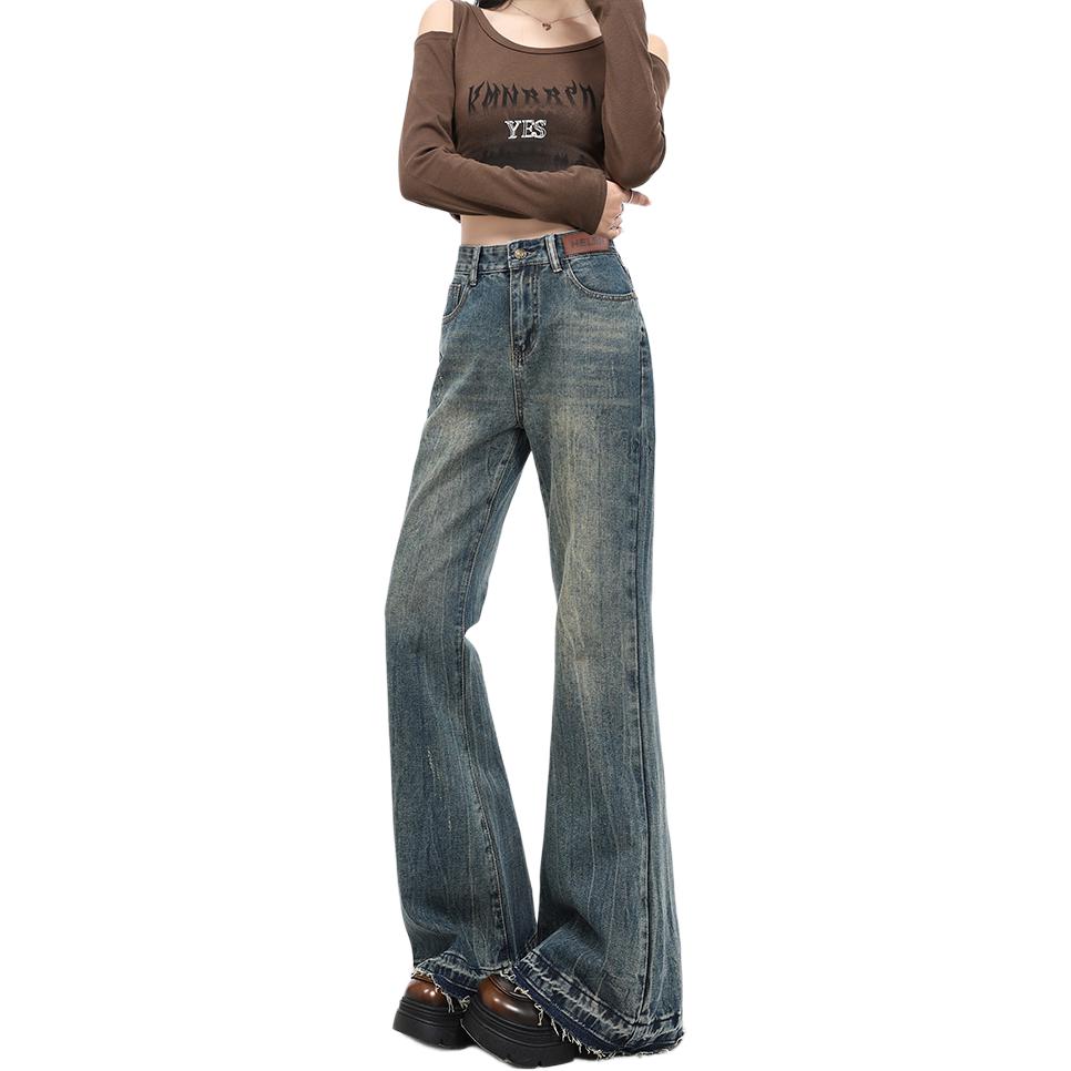 Джинсы женские винтажные синие HELEH, черно-серые
Джинсы женские винтажные синие HELEH, черно-серые