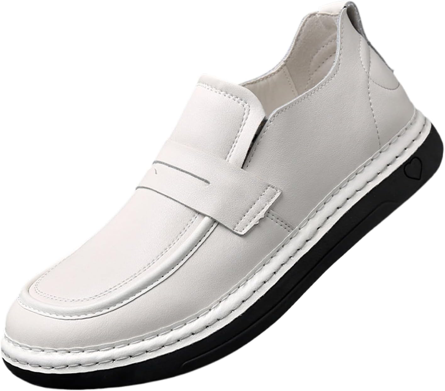 Мужские кожаные лоферы с плоской подошвой с отделением для монет, удобные, с круглым носком, мягкой подошвой, складные, противоскользящие, и, оксфорды Fifilapin, белый
Мужские кожаные лоферы с плоской подошвой с отделением для монет, удобные, с круглым носком, мягкой подошвой, складные, противоскользящие, и, оксфорды Fifilapin, белый