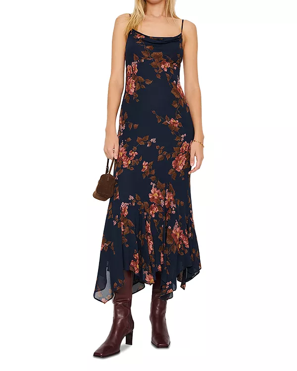 Платье Lluvia с воротником-хомутом Reformation, мультиколор
Платье Lluvia с воротником-хомутом Reformation, мультиколор