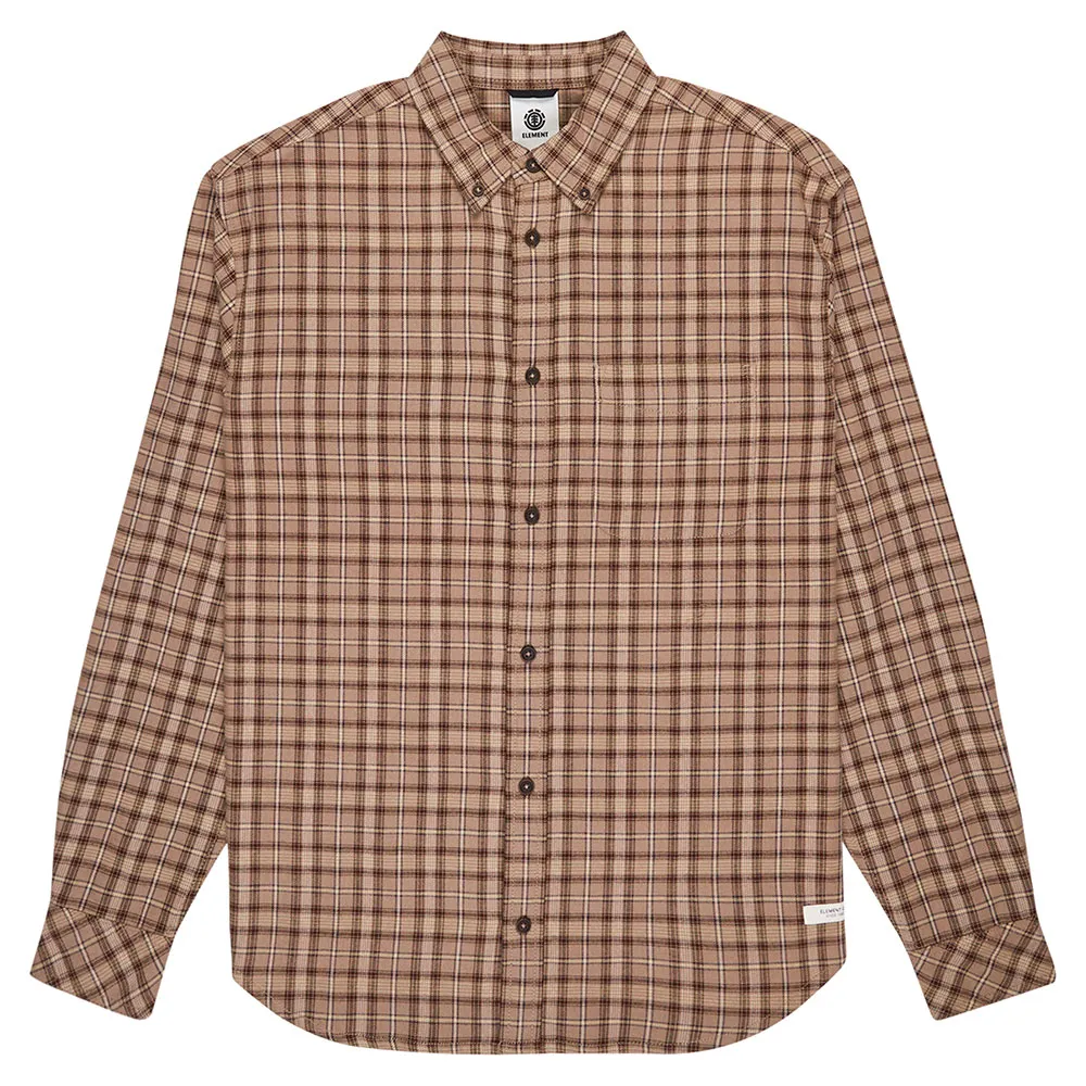 Рубашка с длинным рукавом Element Button Down Flannel Regular Fit, коричневый
Рубашка с длинным рукавом Element Button Down Flannel Regular Fit, коричневый