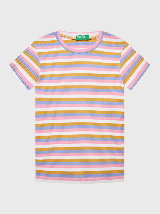 Футболка стандартного кроя United Colors Of Benetton, мультиколор 
Футболка стандартного кроя United Colors Of Benetton, мультиколор