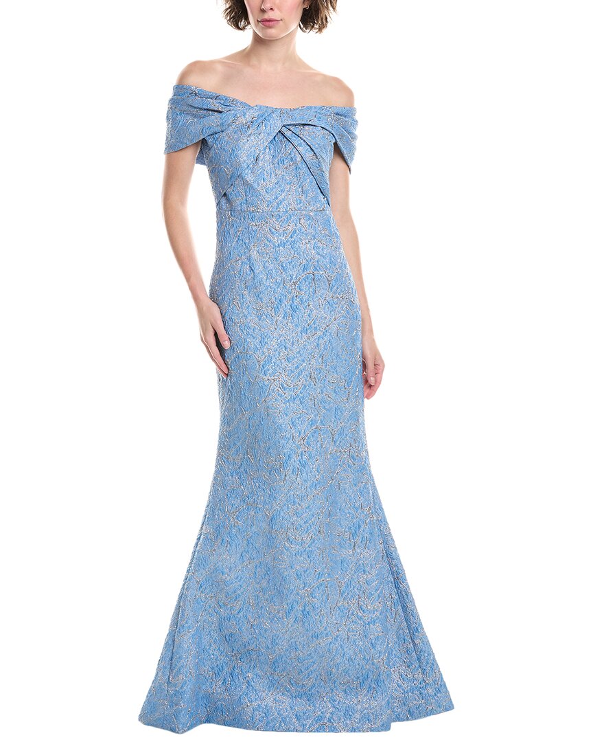 Тери Джон от Рики Фримен Жаккардовое платье-русалка Teri Jon by Rickie Freeman, синий
Тери Джон от Рики Фримен Жаккардовое платье-русалка Teri Jon by Rickie Freeman, синий