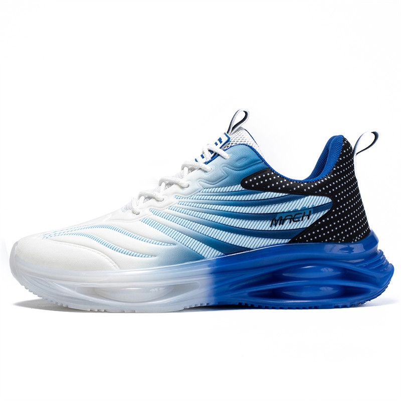 PNKE Скользоустойчивые дышащие низкие беговые кроссовки мужские бело-голубые, цвет White Blue
PNKE Скользоустойчивые дышащие низкие беговые кроссовки мужские бело-голубые, цвет White Blue