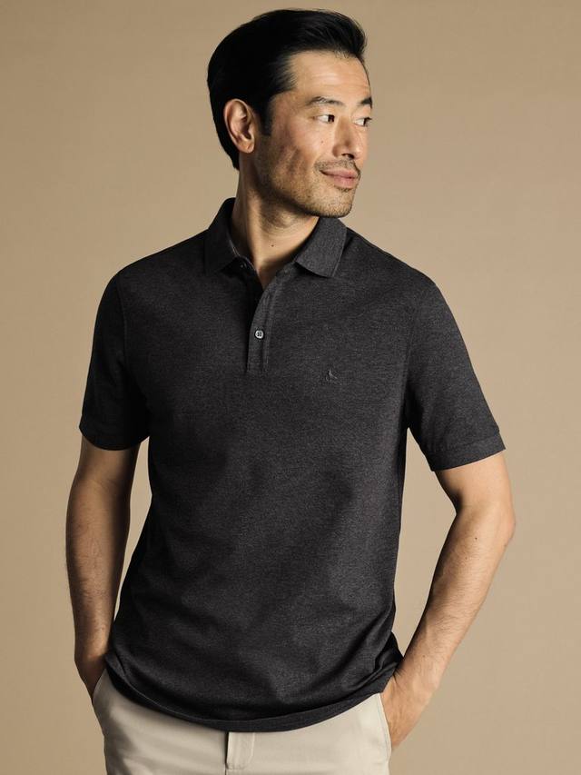 Обычная поло из хлопковой смеси Charles Tyrwhitt
Обычная поло из хлопковой смеси Charles Tyrwhitt