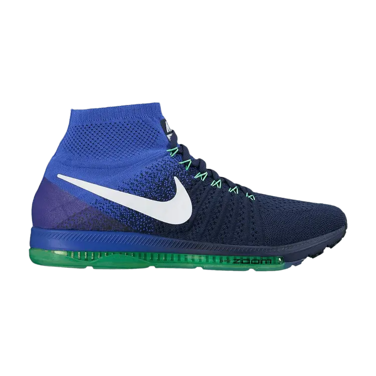 Кроссовки Zoom All Out Flyknit 'College Navy Electro Green', синий
Кроссовки Zoom All Out Flyknit 'College Navy Electro Green', синий