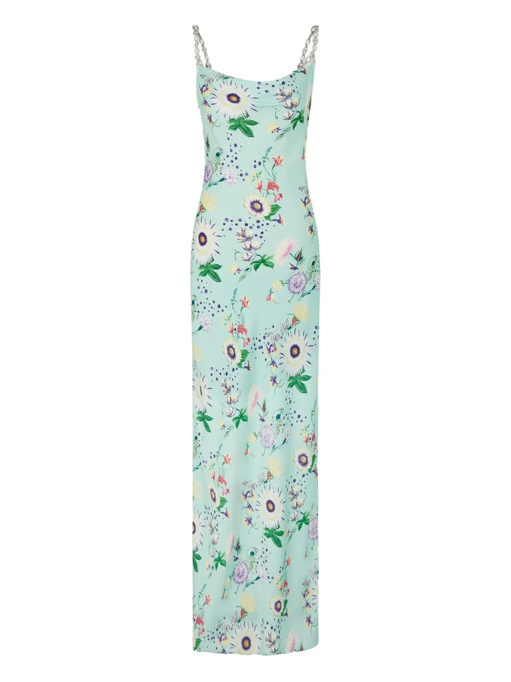 Платье с цветочным принтом Rabanne, зеленый
Платье с цветочным принтом Rabanne, зеленый