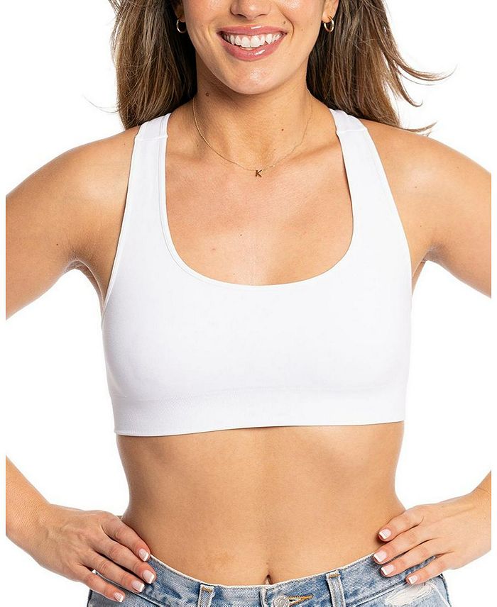 Спортивный топ для подростков, 12-16 лет - Детский Malibu Sugar, белый 
Спортивный топ для подростков, 12-16 лет - Детский Malibu Sugar, белый