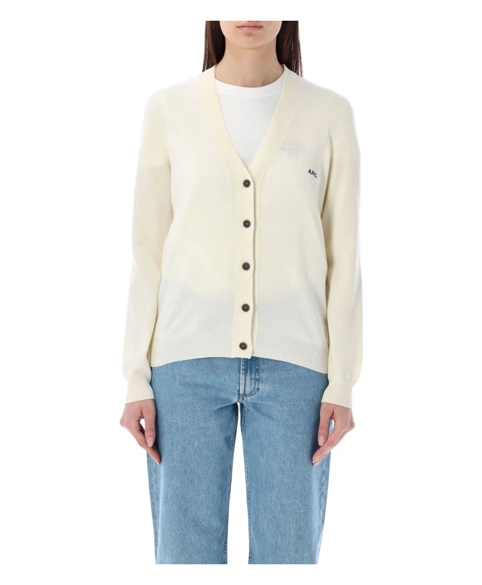 Легкий женский кардиган тонкой вязки A.P.C., бежевый
Легкий женский кардиган тонкой вязки A.P.C., бежевый