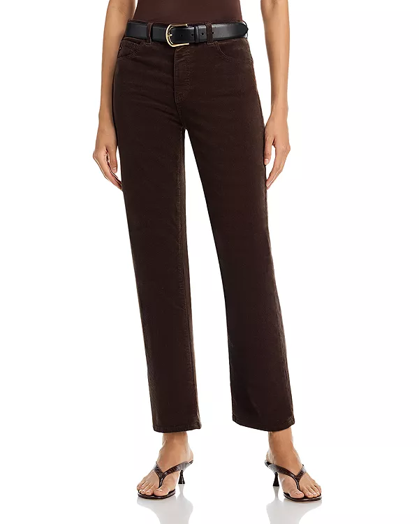 Джинсы Brinley из вельвета прямого кроя со средней посадкой, насыщенного коричневого цвета. Ag, коричневый
Джинсы Brinley из вельвета прямого кроя со средней посадкой, насыщенного коричневого цвета. Ag, коричневый