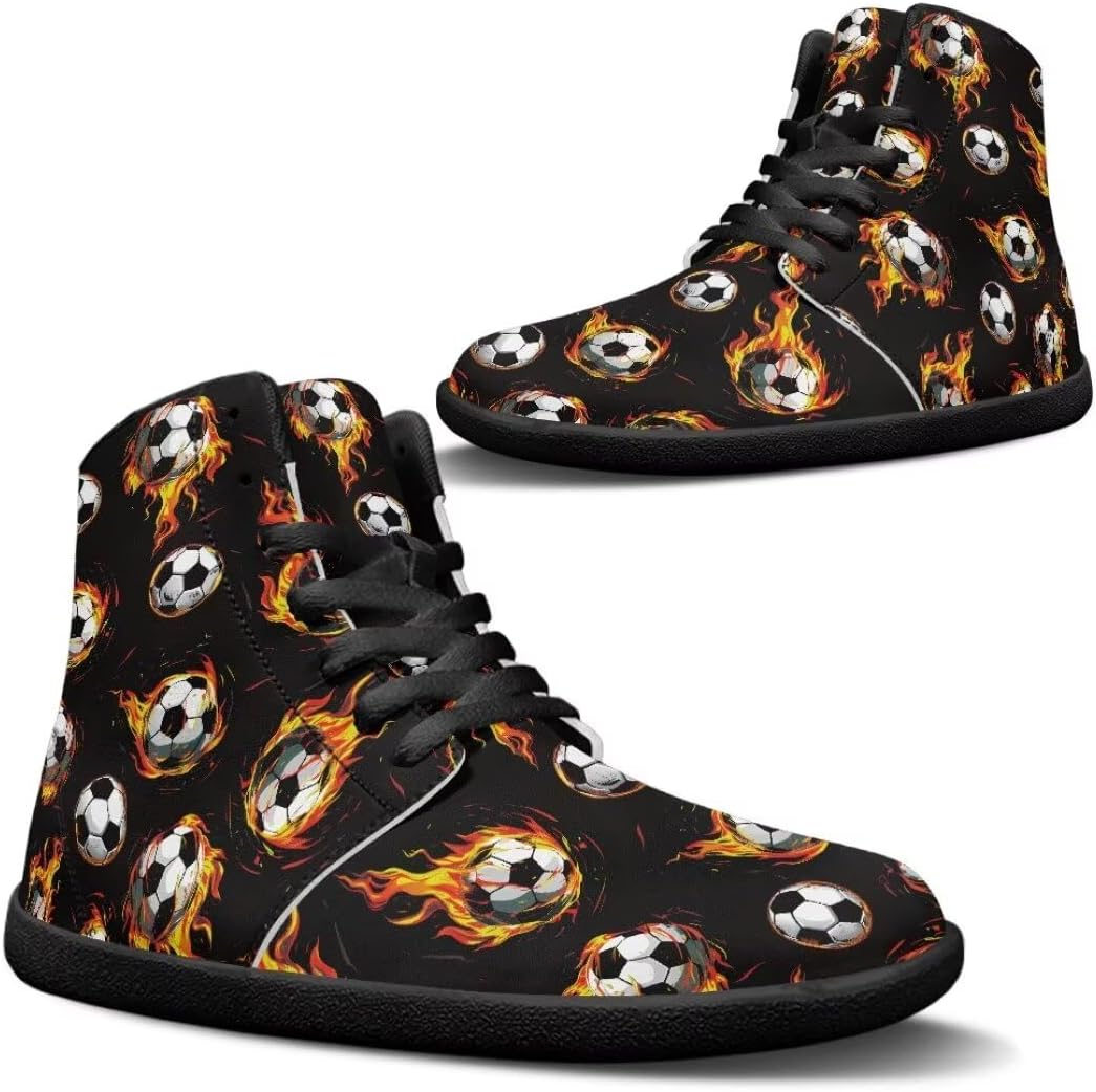 Мужские обувь легкая с широкой носочной частью, противоскользящие кроссовки на высокой подошве с нулевым перепадом для бега Getelinseng, Football Fire
Мужские обувь легкая с широкой носочной частью, противоскользящие кроссовки на высокой подошве с нулевым перепадом для бега Getelinseng, Football Fire