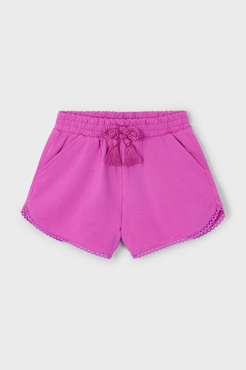 Детские хлопковые шорты Mayoral, фиолетовый
Детские хлопковые шорты Mayoral, фиолетовый