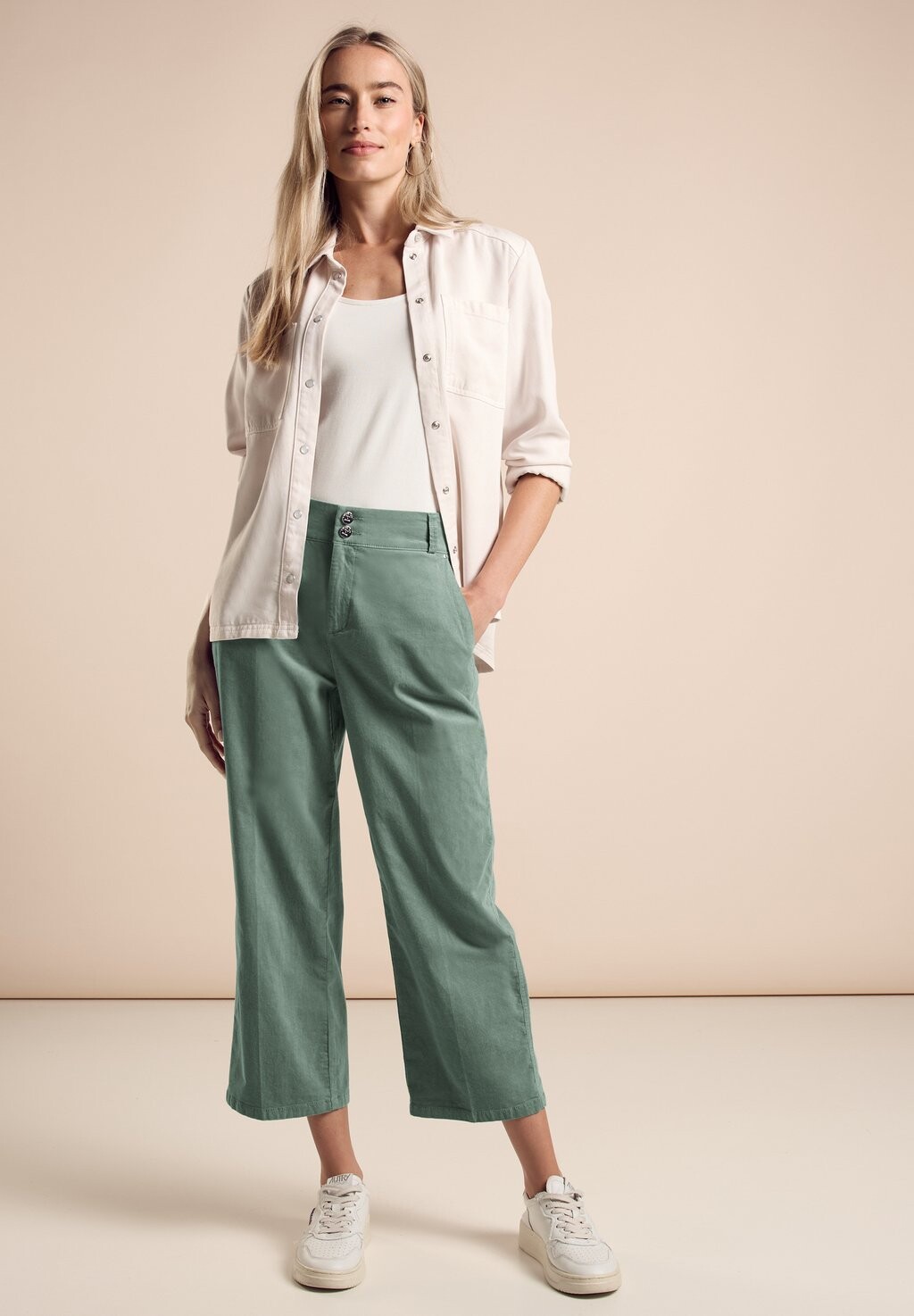 Брюки Street One, зеленый
Брюки Street One, зеленый