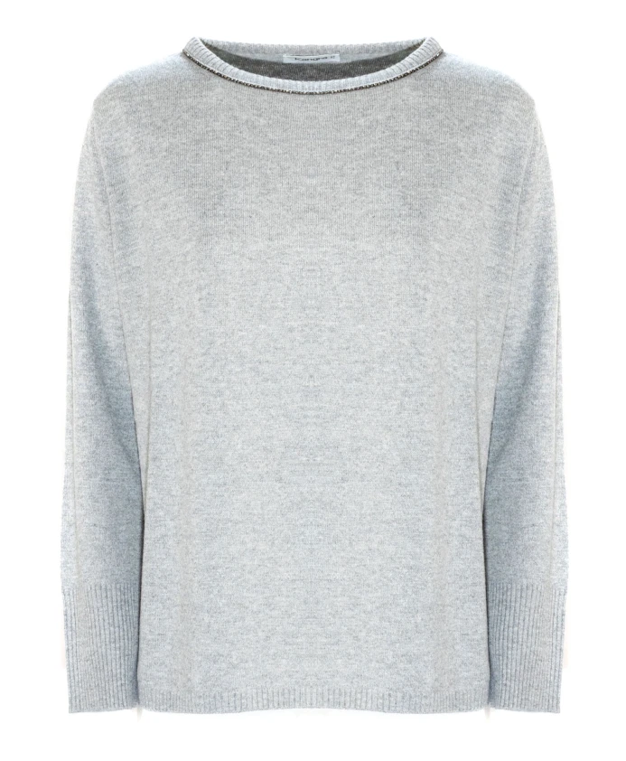 Тонкий вязаный свитер с вырезом-лодочкой Kangra, серый
Тонкий вязаный свитер с вырезом-лодочкой Kangra, серый