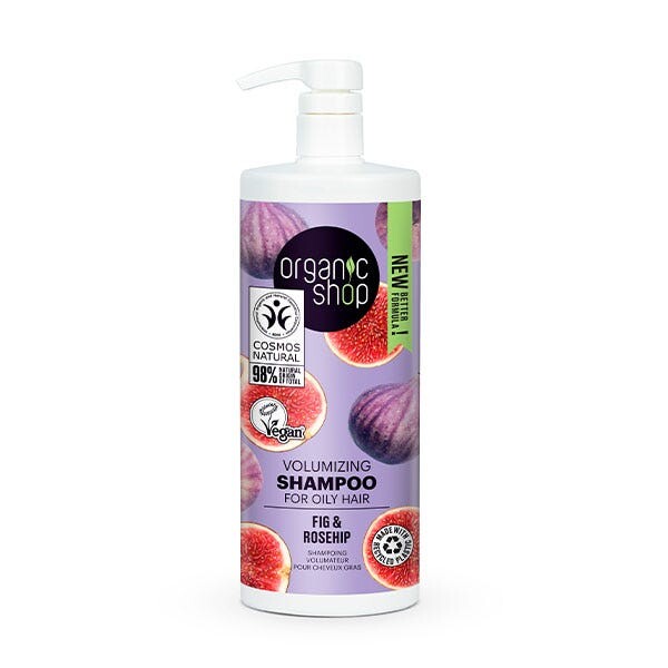 Шампунь для объема «Инжир и шиповник» 1000 мл Organic Shop
Шампунь для объема «Инжир и шиповник» 1000 мл Organic Shop