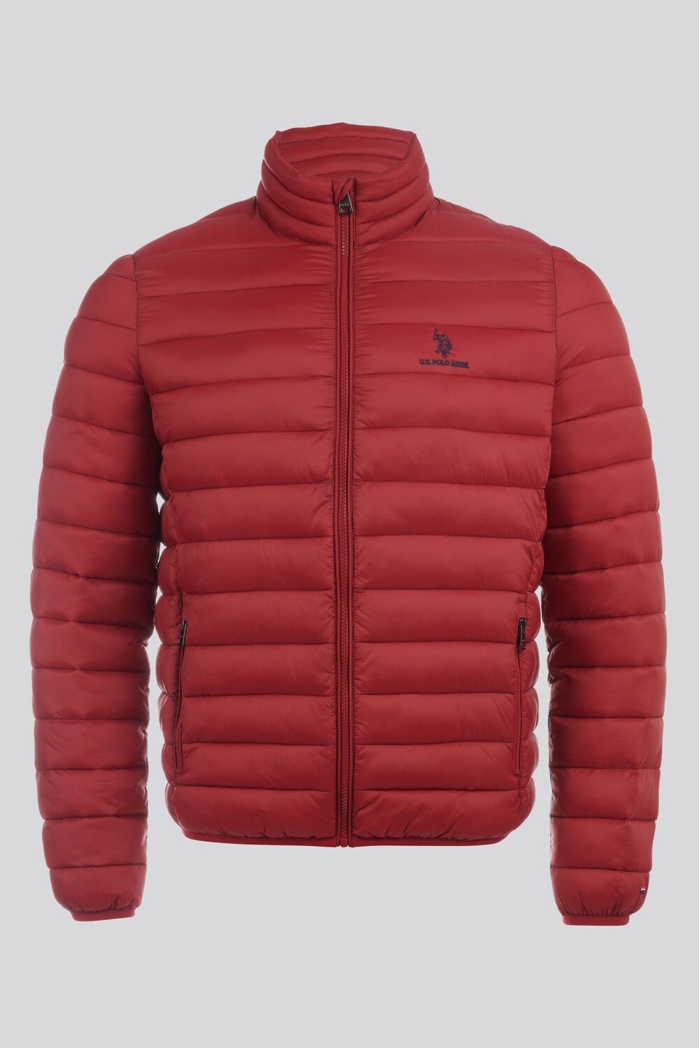 Мужская легкая стеганая куртка U.S. Polo Assn, красный 
Мужская легкая стеганая куртка U.S. Polo Assn, красный