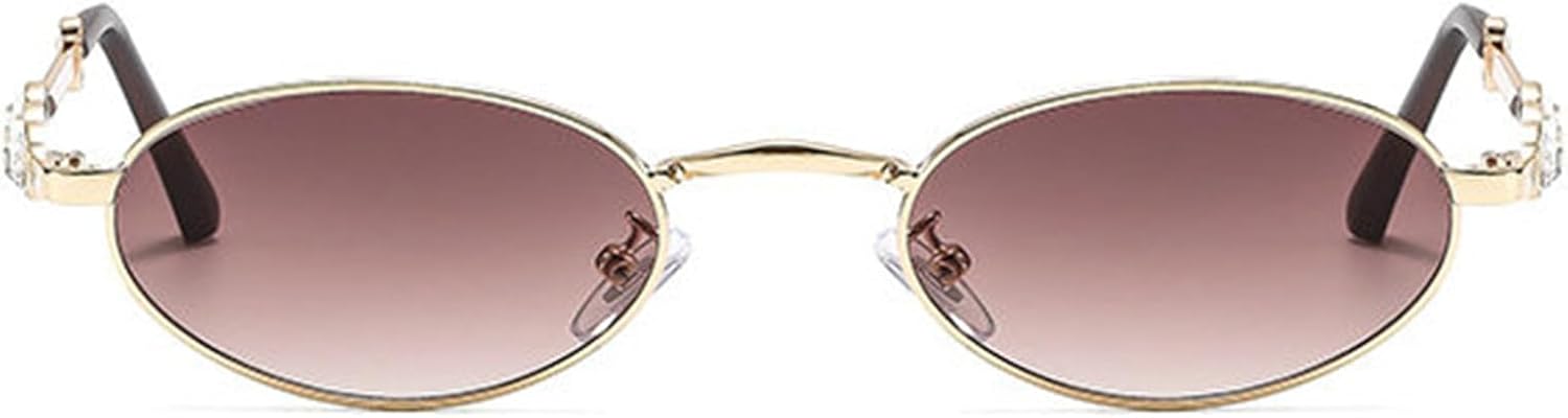 Женские овальные солнцезащитные очки Helena со стразами, металлическая оправа, модные солнцезащитные очки в стиле панк с бриллиантовым блеском и защитой от УФ-излучения UV400, C3
Женские овальные солнцезащитные очки Helena со стразами, металлическая оправа, модные солнцезащитные очки в стиле панк с бриллиантовым блеском и защитой от УФ-излучения UV400, C3