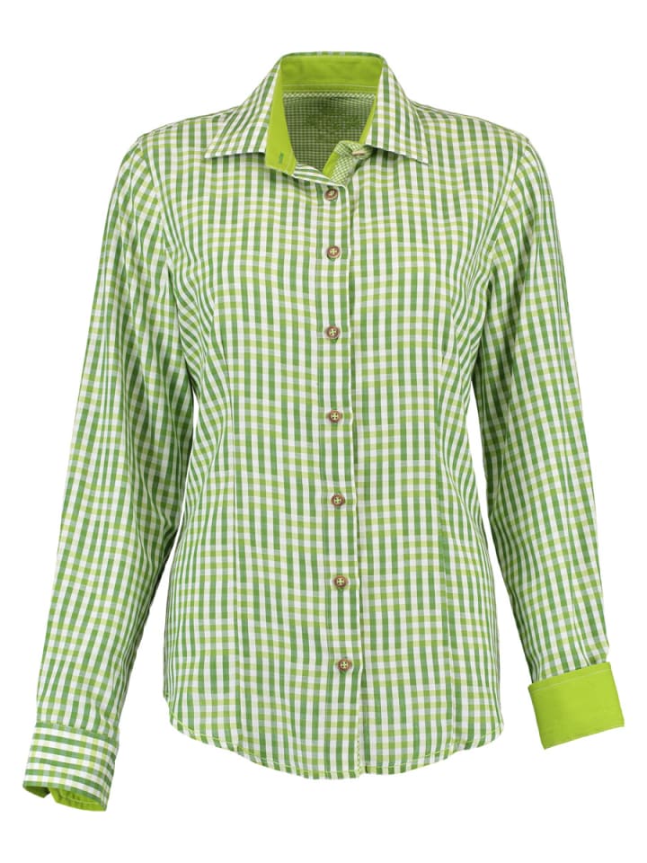 Традиционная блузка Prigmi ярко-зеленого цвета OS-Trachten
Традиционная блузка Prigmi ярко-зеленого цвета OS-Trachten