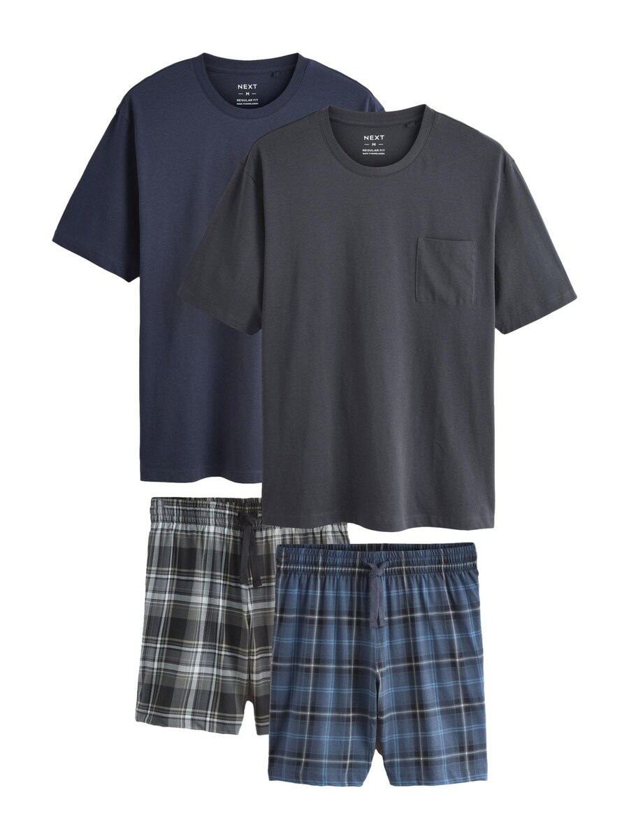 Короткая пижама Next, темно-синий/черный
Короткая пижама Next, темно-синий/черный