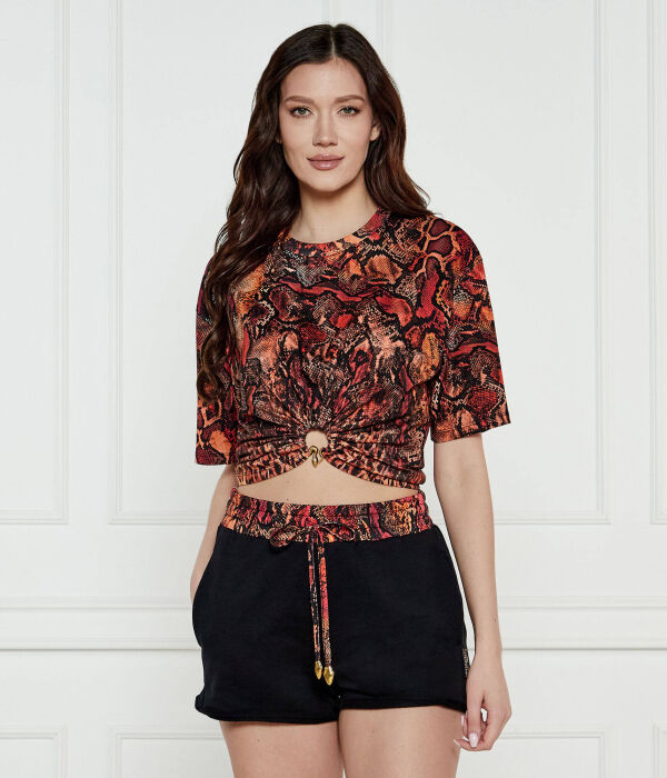 Блуза Cropped fit Just Cavalli, мультиколор
Блуза Cropped fit Just Cavalli, мультиколор